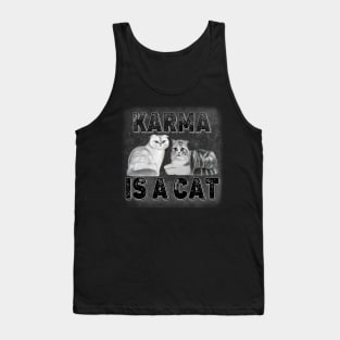 Karma Is A Cat - Beautiful Olivia Benson And Meredith Grey Tank Top